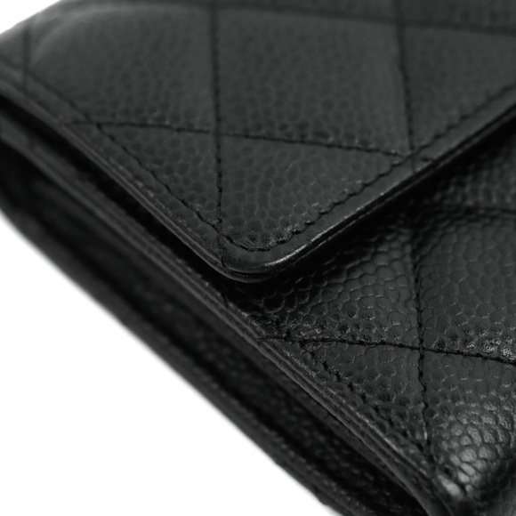 Chanel Caviar Noir Flap  Wallet - Picture 7 of 12